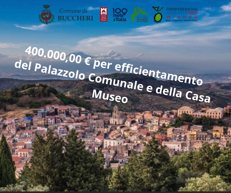 Efficientamento energetico degli edifici comunali: al Comune di Buccheri un finanziamento da 400mila euro
