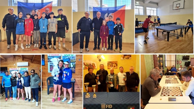 Lo sport regionale è stato ospite a Canicattini Bagni con Tennis, Dama e Tennistavolo